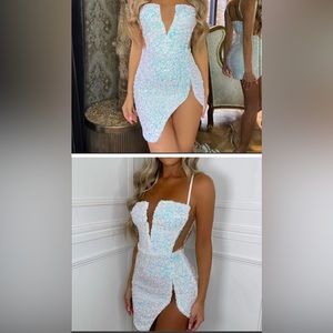 Dressmezee - Mermaid dream iridescent sequin dress